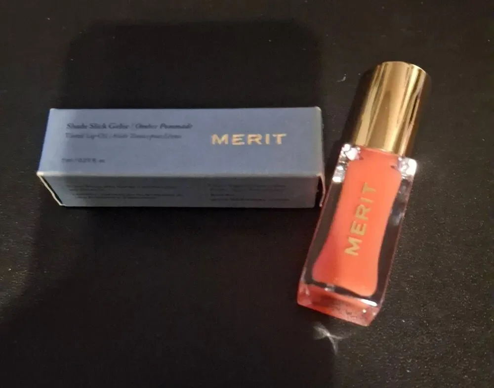 BNIB~MERIT Shade Stick Gelee Tinted Lip Oil in Jete